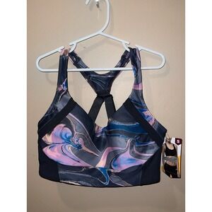 New Womens Avia Molded Racer Sports Bra Size S 4-6 Workout Gym Top Bikini Yoga